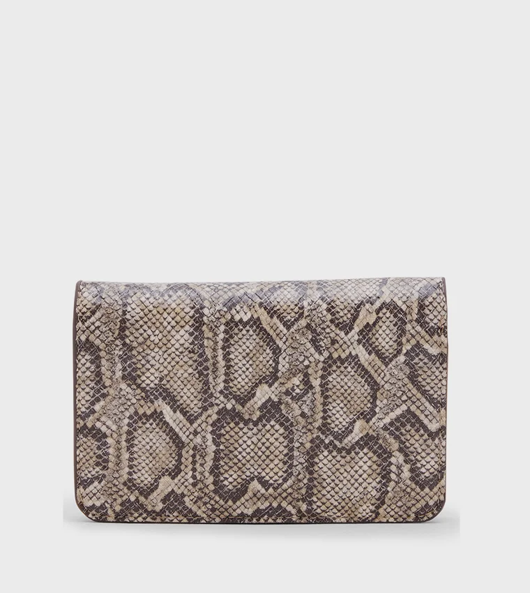 Anne Klein  Anne Klein Snakeskin Print Bi-fold Wallet for Women | Best Price UAE